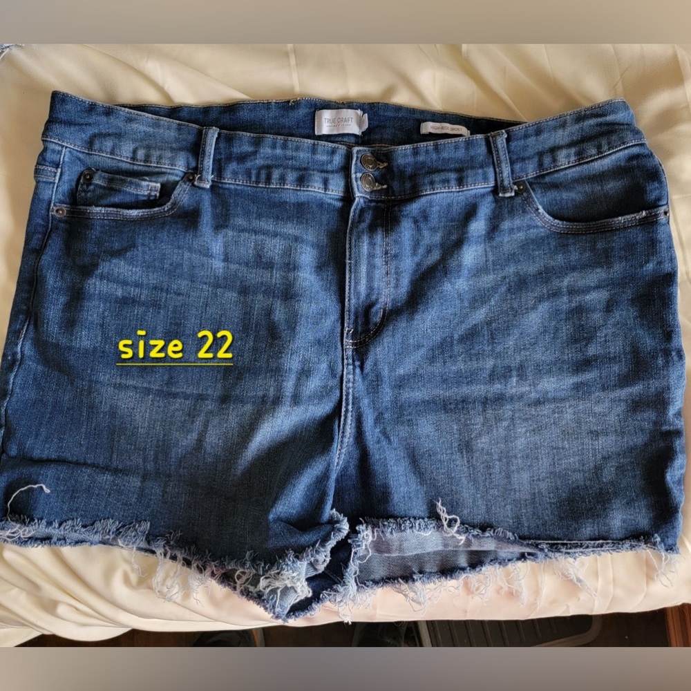True craft size 22 Jean shorts